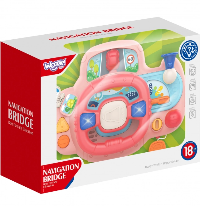 WOOPIE Interactief stuurwiel voor kinderen met lichten en geluiden