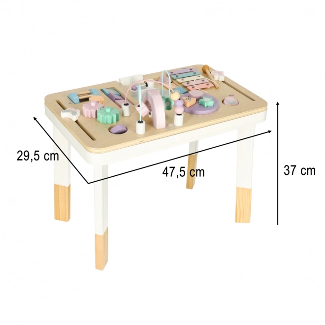 Interactieve Montessori tafel Lulilo roze