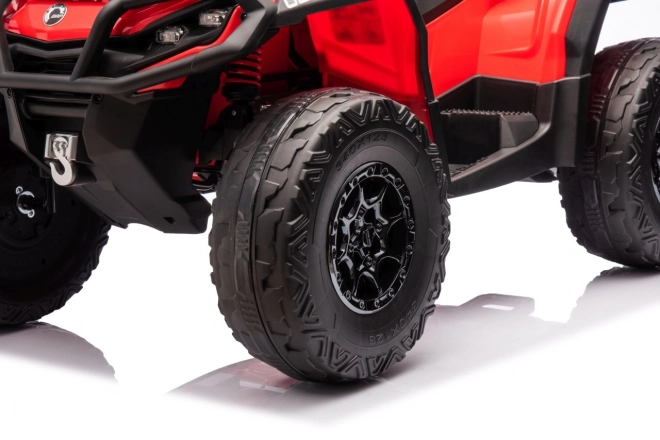 Elektrische kinderquad Can Am Outlander met bestuurder