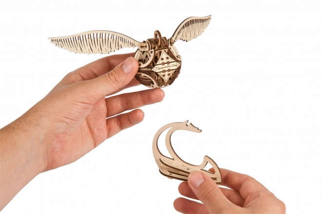 Ugears 3D houten mechanische puzzel Gouden Snaai, Harry Potter