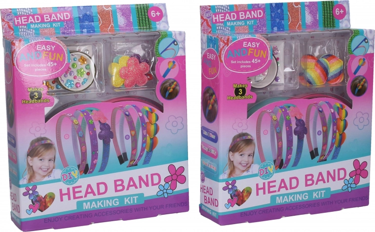 Maak tot 3 originele haarbanden