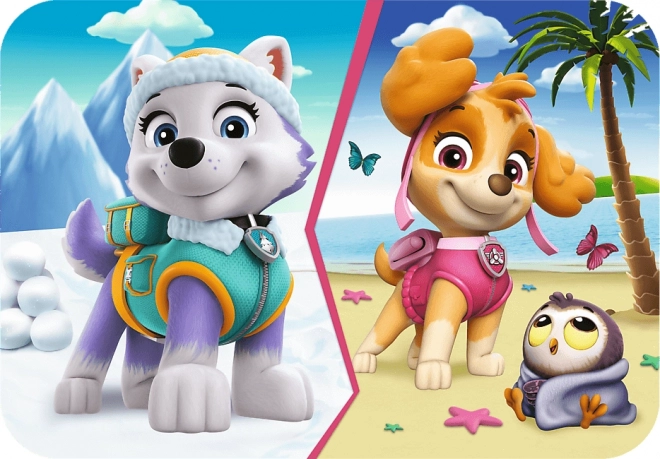 Houten puzzel 24 stukjes meisje Paw Patrol