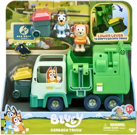 Set met vuilniswagen van Bluey