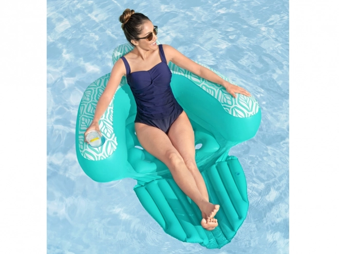 Luxe opblaasbare stoel Bestway voor op het water Deluxe Comfort