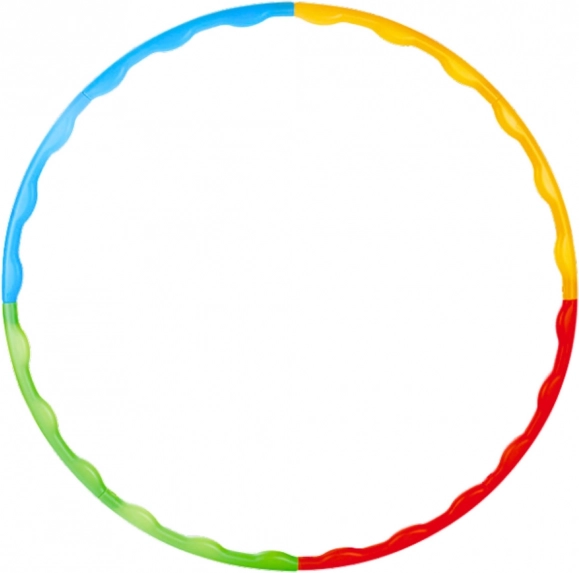 Hula hoop kleurrijk opvouwbaar 60 cm
