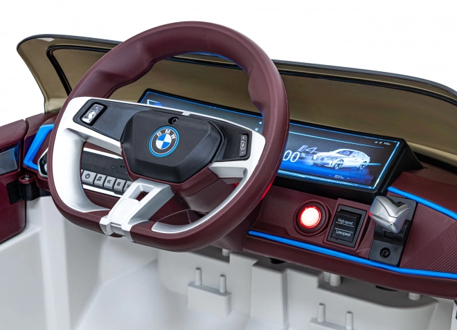 Kinderauto op batterij BMW i4 – Wit