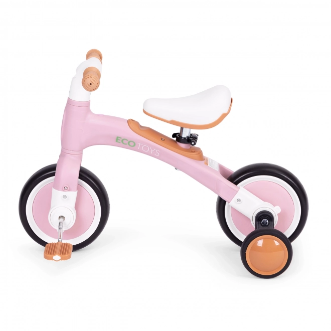 Balansfiets met pedalen - training zijwieltjes 3in1 ECOTOYS