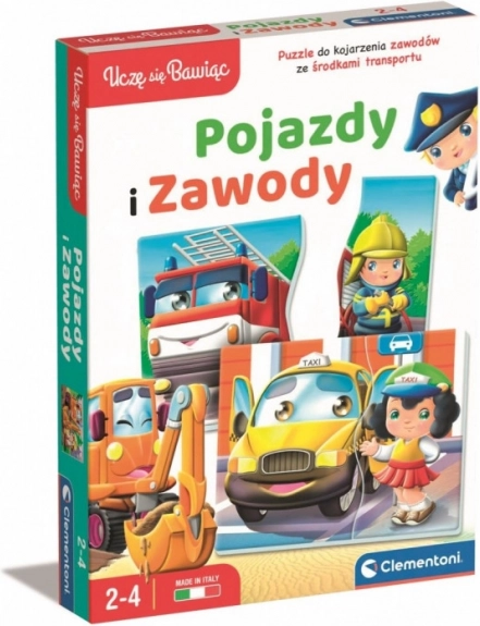 Puzzel voertuigen en beroepen