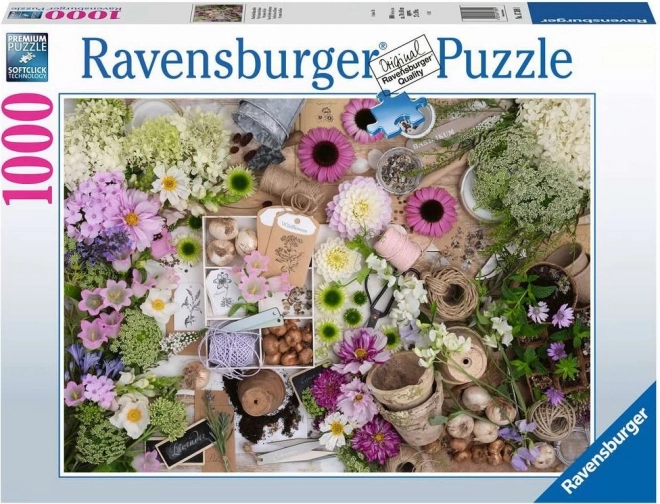 Puzzel 1000 stukjes Mooie bloemen