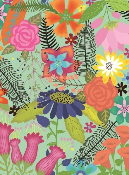 Puzzel Bloemige Jungle 500 stukjes