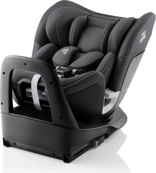 Kinderautostoel Swivel 2, Midnight Grey – 360° draaibare ISOFIX vanaf de geboorte tot 7 jaar