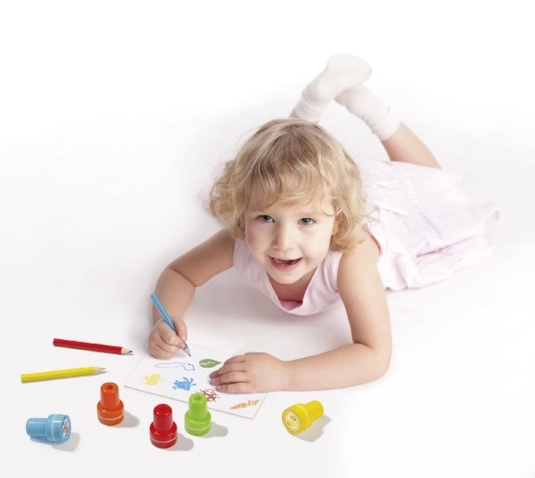 Set stempels en stickers Bing Bunny in doos 18x25x3,5cm