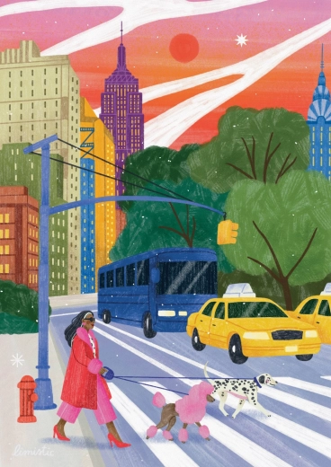 Puzzel Wandel door New York 500 stukjes