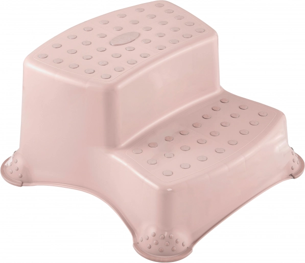 Tweedelige opstap voor wc/wastafel "Pure", Scandinavisch roze