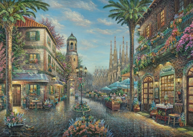 Puzzel Spaanse koffiebar 1000 stukjes