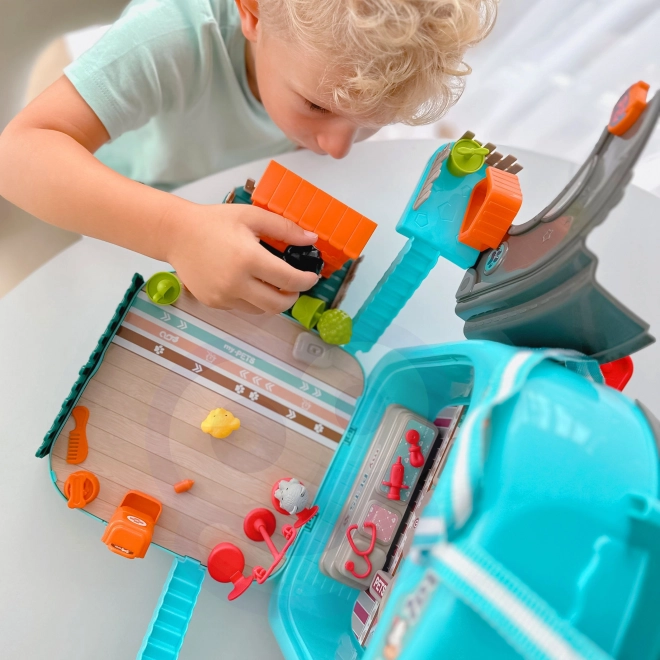 Woopie dierenarts rugzak met huis en hondje 3in1