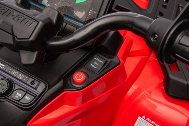 Elektrische kinderquad Can Am Outlander met bestuurder