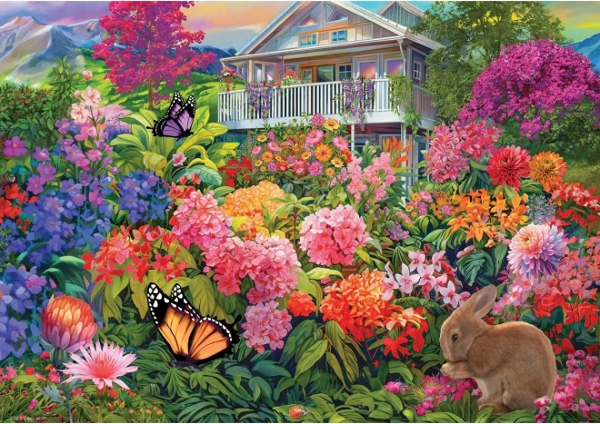 Puzzel Konijnentuin 104 stukjes