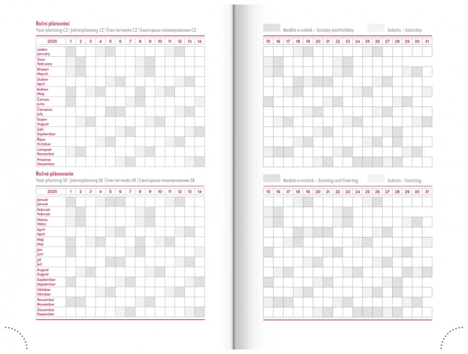 Notique dagelijkse agenda Cambio zwart 2025