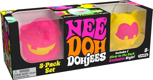 Set knijpbare monstertjes NEE DOH Dohjees 3 stuks