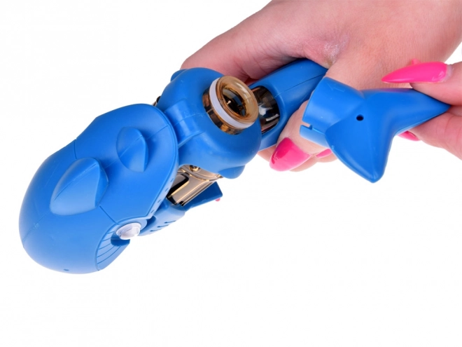 Zakformaat waterpistool Blauwe Haai voor kinderen