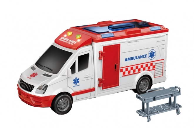 Reddingsauto 1:16 met realistische effecten