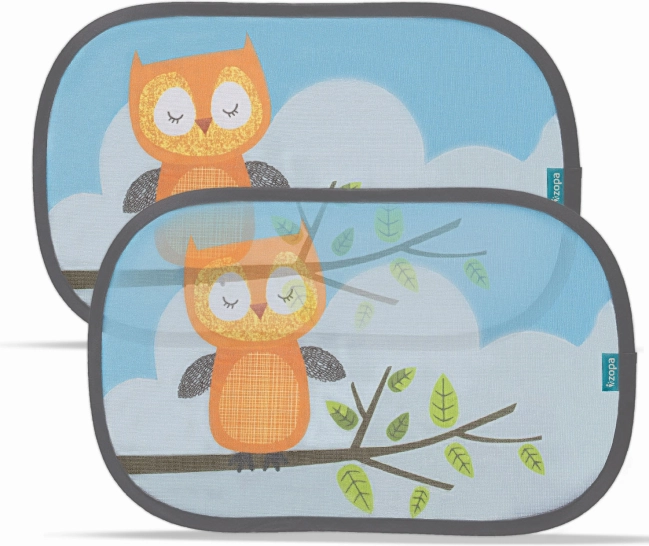 Autozonnescherm met dieren Owl