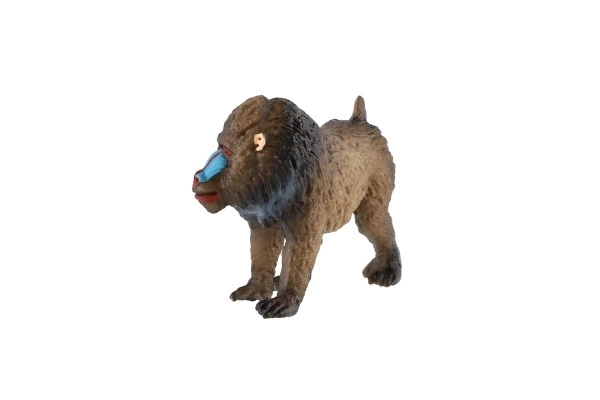 Mandril mannelijke plastic model 7cm in zakje