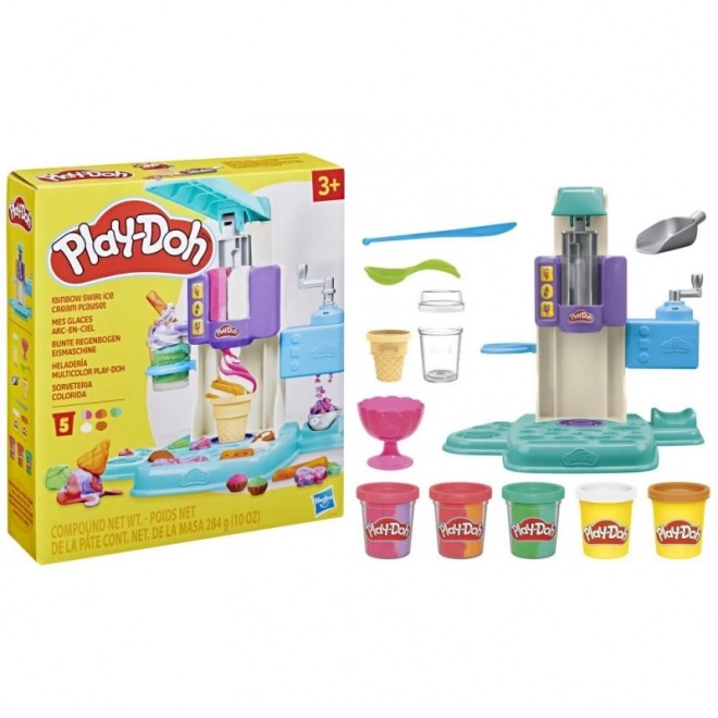 Play-doh gebogen ijssalon