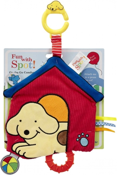 Rainbow hangend pluchen hondenhokje voor baby’s