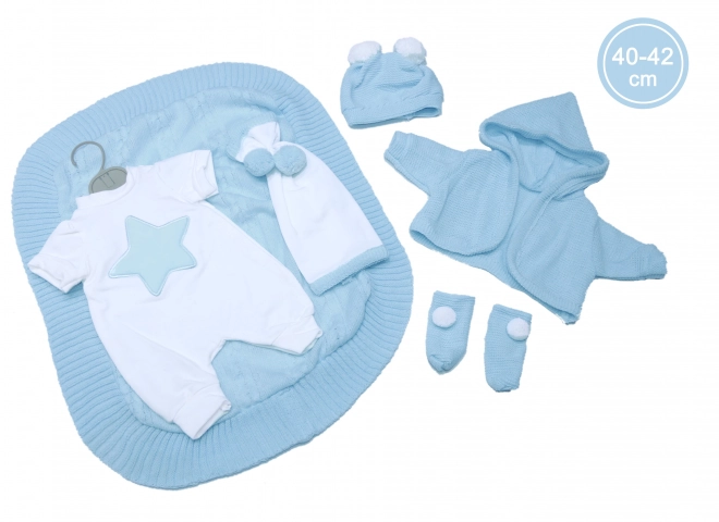 Llorens M740-45 outfit voor babypop NEW BORN maat 40-42 cm