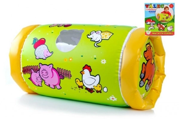 Opblaasbare rol met belletjes Mijn eerste dieren