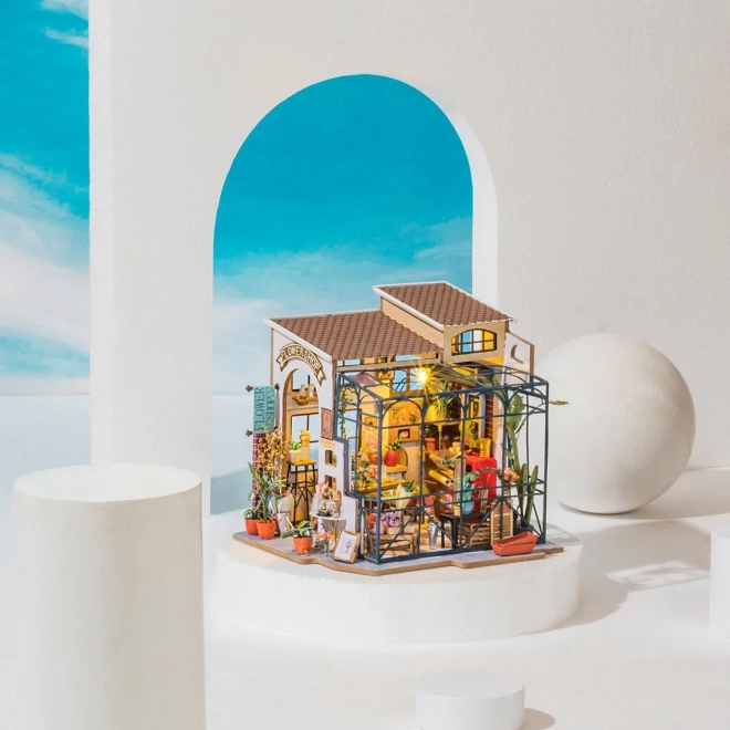 Bloemist Emily - Doe-het-zelf miniatuurhuisje