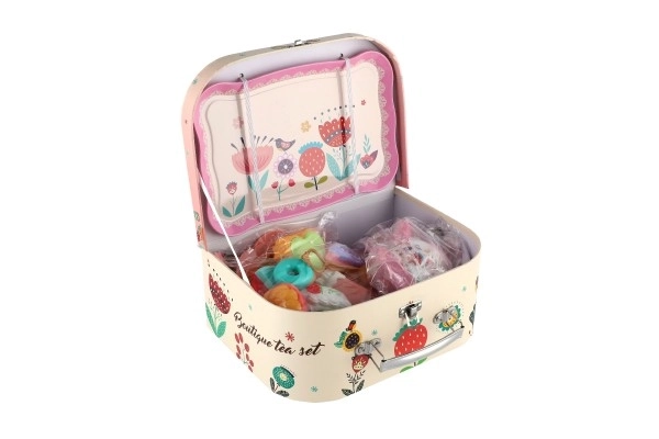 Theeservies set voor kinderen in koffer