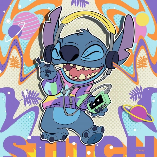Puzzel 3x49 stukjes Stitch