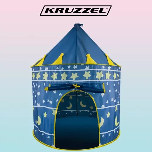 Kindertent blauw 23474