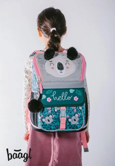BAAGL SET 3 Zippy Baby Koala: schooltas, etui, zak