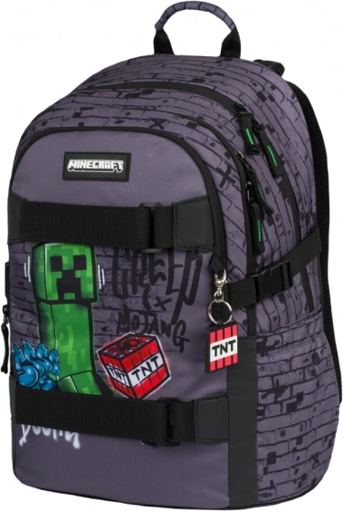 Set 3 Skate Baagl Minecraft TNT: Rugzak, Etui, Zak
