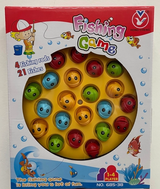 Kinderspel Vissen – set met hengels en visjes