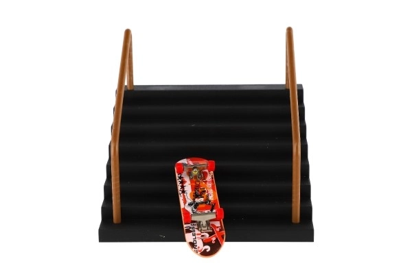 Trappen met leuning voor vinger skateboard
