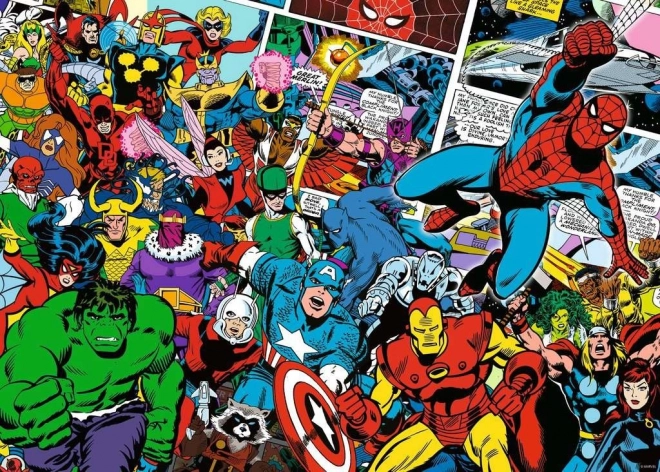 Puzzel 1000 stukjes Uitdaging Marvel