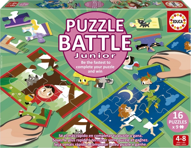 Educa puzzelgevecht Sprookjes 16×9 stukjes