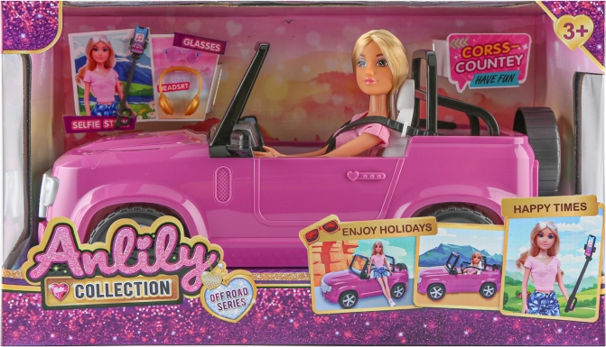 Pop met auto 30 cm