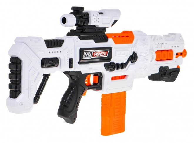 Groot geweer voor kinderen 8+ Accessoires + 48 zachte kogels Speelgoedpistool Snelle pionier