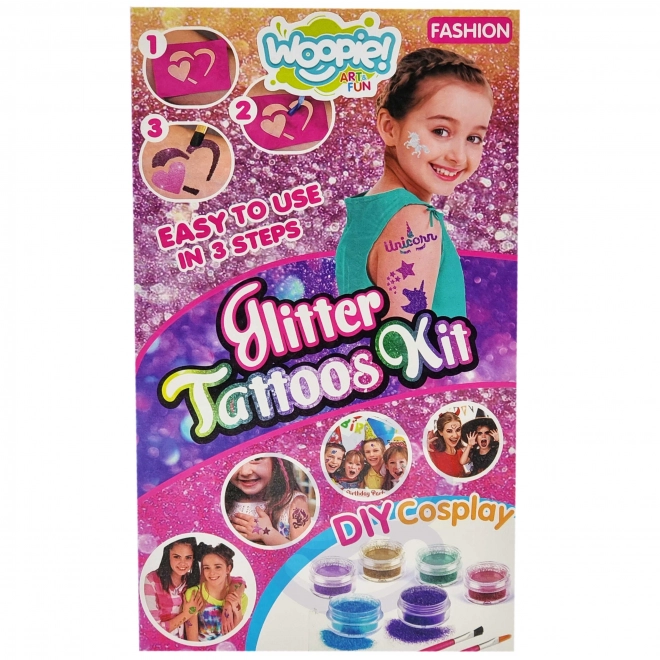 Woopie Art&Fun XXL set voor het maken van tatoeages