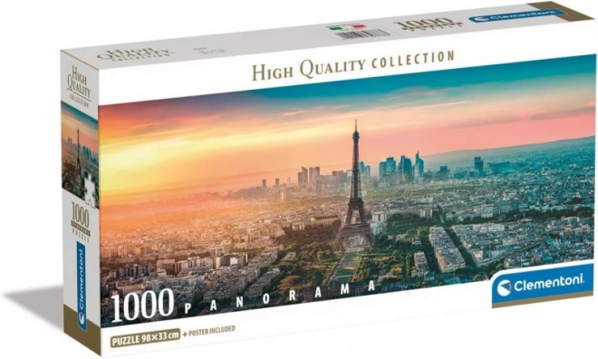 Puzzel 1000 st Compact Panorama Parijs