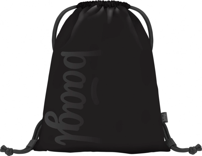 baagl set met drie zwarte items: rugzak, etui en zak