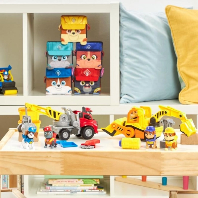 Speelfiguren PAW Patrol – Rubble en zijn team, cadeauset 7 stuks