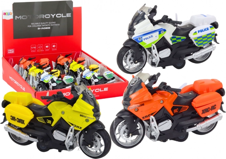 Motor met frictie-aandrijving - 3 designs