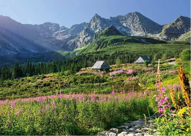 Puzzle CHERRY PAZZI Hoge Tatra – Housenková-vallei, 1000 stukjes